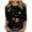 Black, variant on Enjoytime Womens Crewneck 3/4 Sleeve Blouses Casual Printed Tees Tops for Women Loose Fit Pullover Tunic Top Womens Clothes