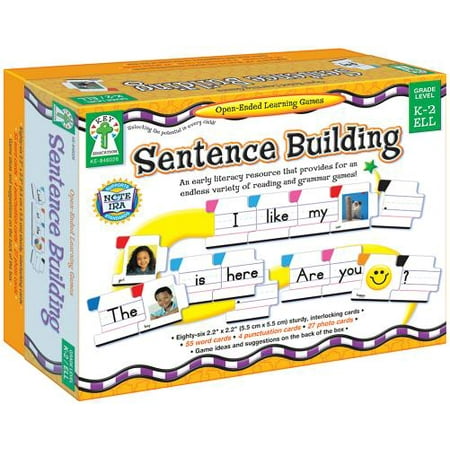 Sentence Building: An Early Literacy Resource That Provides for an Endless Variety of Reading and Grammar Games!