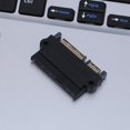 thumbnail image 2 of 5Gbps SFF 8482 SAS a SATA Convertidor de adaptador de ángulo de 180 grados Cabeza recta, 2 of 3