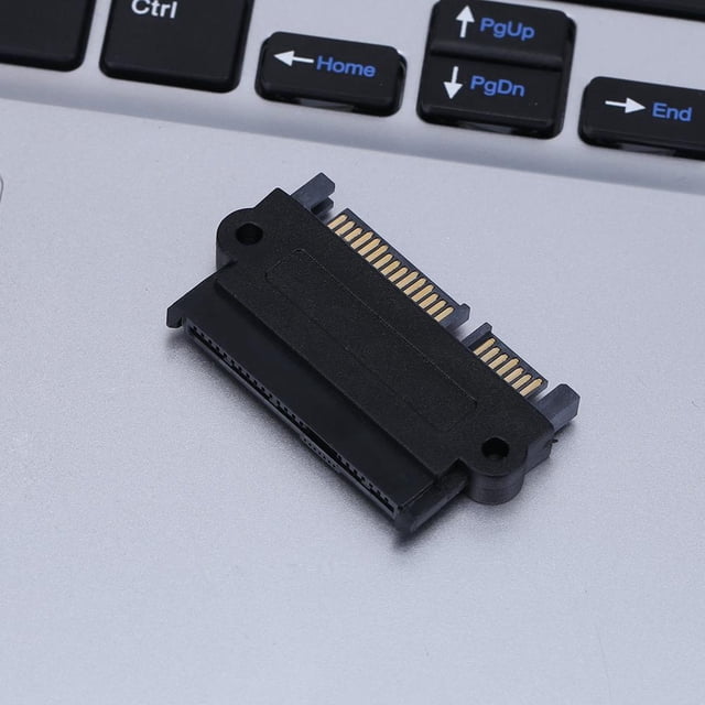 5Gbps SFF 8482 SAS a SATA Convertidor de adaptador de ángulo de 180 grados Cabeza recta