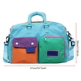 thumbnail image 2 of Lightweight Travel Duffel with Luggage Sleeve, Multi-Pocket Overnight Weekender Bag for Gym, Commute, and Short Trip Storage, Nylon Travel Tote for Men and Women, 2 of 5