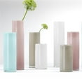 thumbnail image 5 of Jamie Young Co Gwendolyn Coastal Glass Hand Blown Vases in Gray (Set of 3), 5 of 18