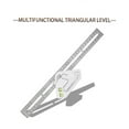 thumbnail image 3 of Règle d'Angles Triangulaires Rapporteur de Niveau Alliage d'Aluminium Haute Précision Travail du Bois, 3 of 5