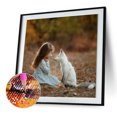 thumbnail image 2 of Diamond Painting 5D DIY Full Round Drill Girl Animal Kit Decoración (LP333) FLhrweasw Nuevo, 2 of 9