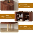 thumbnail image 3 of EastVita 47 in Mid Century Modern Sideboard Buffet Cabinet with Sliding Doors Adjustable Shelves Accent Storage Cabinet, 3 of 8