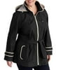 Weather Tamer Women's Plus-Size Belted Trench with Hood