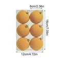 thumbnail image 3 of onlyliua ¡ ¡Promoción de Temporada! Piezas de Bolas Navideñas de Terciopelo Flocadas, Bolas Decorativas de Plástico para Árbol de Navidad, Adornos Colgantes Decorativos de Árbol de Navidad 2,4 Pulgad, 3 of 7