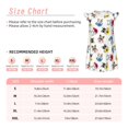 thumbnail image 3 of Fotbe French Bulldog With Coffee Cup Vestido de Dormir para Niñas de 3 a 10 Años, Mangas Cortas, Estilo Princesa, Pijama Camisón con Mangas Voladas-Medium, 3 of 6