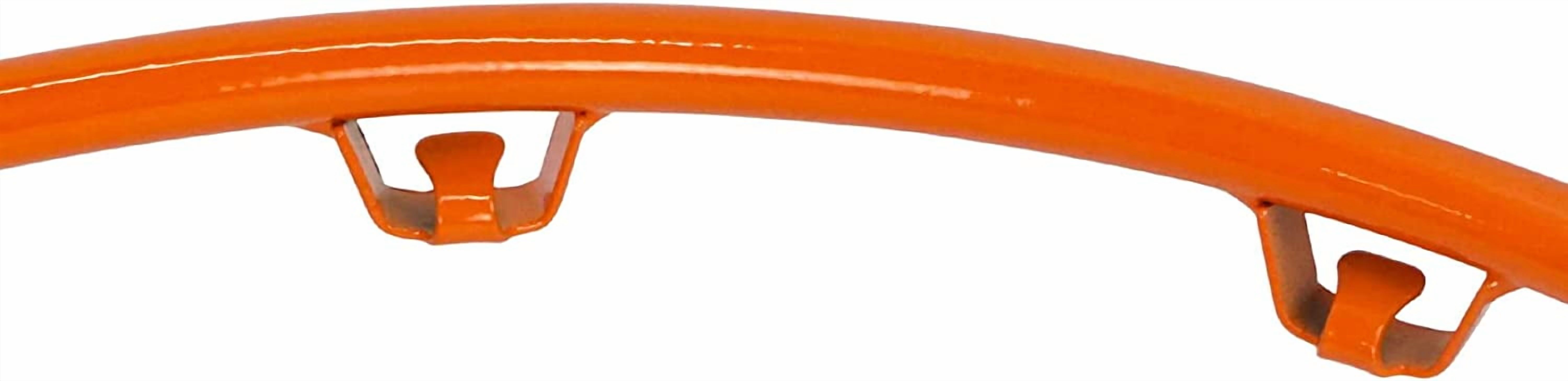 Heavy Duty 3/4-Inch Steel Outdoor Replaceable Detachable Basketball Hoop with All-Weather Net