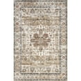 thumbnail image 5 of nuLOOM Dawson SpinClean Machine Washable Distressed Medallion Area Rug, 3' x 5', Dawson Beige, 5 of 8