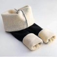 thumbnail image 2 of Winter Sherpa Fleece Lined Leggings For Women, High Waist Stretchy Thick Cashmere Leggings Plush Warm Thermal Pants, 2 of 5