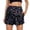 Multicolour, variant on Women’s All-Over Sequin Velvet Casual Shorts, Elastic Waist Everyday Shorts with Side Pockets, Multi-Color, S,M,L,XL