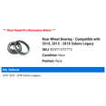 thumbnail image 2 of Rear Wheel Bearing - Compatible with 2010, 2013 - 2018 Subaru Legacy 2014 2015 2016 2017, 2 of 2