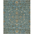 thumbnail image 2 of SAFAVIEH Bella Kade Floral Medallion Wool Area Rug, Blue/Taupe, 8' x 10', 2 of 12
