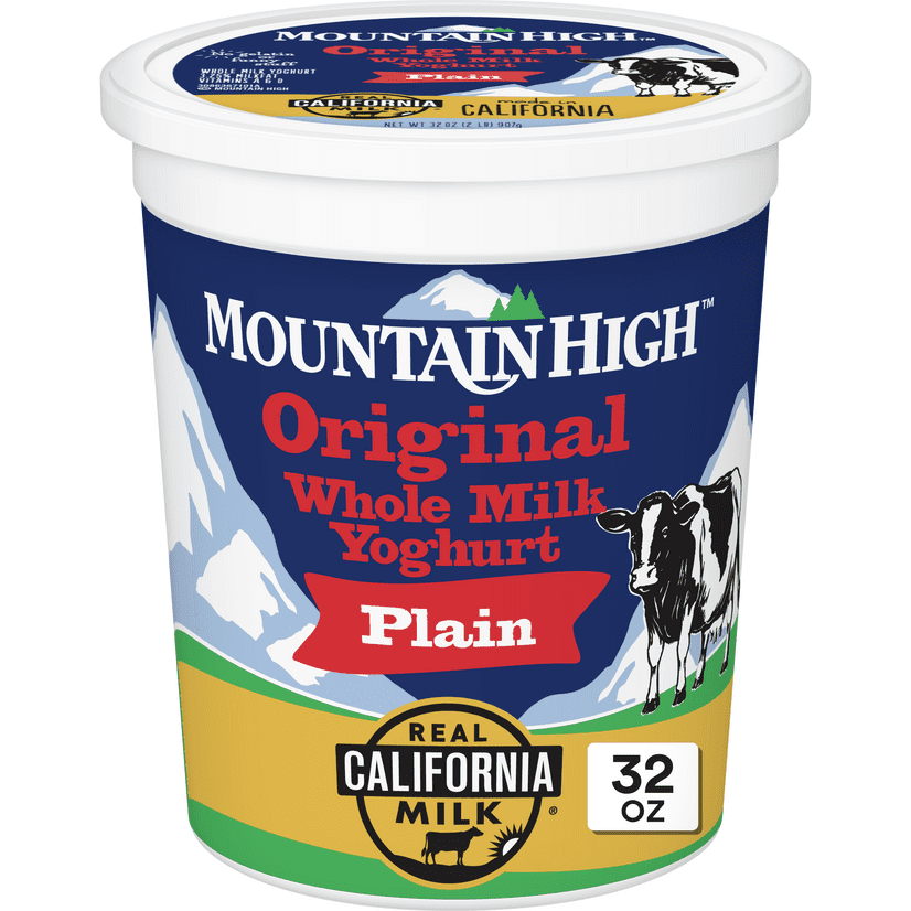 Mountain High, Original Style Yogurt, Plain, 32 oz