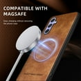 thumbnail image 4 of ELEHOLD PU Leather Case For Samsung Galaxy A15 Slim Magnetic Shockproof Cover, [MagSafe Compatible], [Lens&Screen Protection], Drop protection Case - Brown, 4 of 11