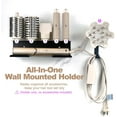 thumbnail image 2 of Ergonomic Hair Dryer Holder Compatible with Shark FlexStyle, Curling Wand Organizer Wall Mounted Rack with Cord Hanger for Accessories Curlers Brushes Diffuser and Attachments, 2 of 10