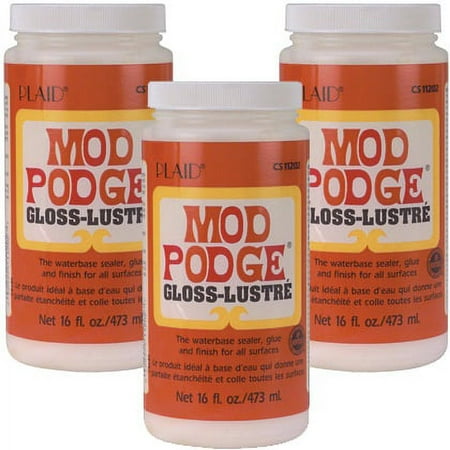 Mod Podge Gloss Finish 16oz, Multipack Of 3-