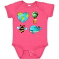 thumbnail image 3 of Inktastic Earth Day Plant a Tree Save the Bees Save the Seas Love Your Mother Boys or Girls Baby Bodysuit, 3 of 5