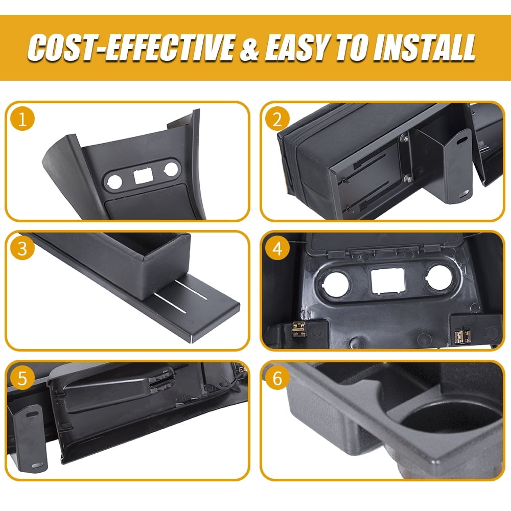 Kojem Center Console Mini Cup Holder for 2011-2020 Dodge Charger Police