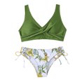 thumbnail image 1 of Traje de baño de bikini estampado para mujer Sujetador relleno Traje de baño de una pieza Ropa de playa OAVQHLG3B Store lin121212, 1 of 4