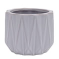 thumbnail image 1 of Maceta De Cerámica Better Homes & Gardens Estilo Geométrico Color Blanco, 1 of 4
