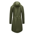 thumbnail image 4 of Ftwytp Women's Long Padded Coat Winter Warm Over the Knee Quilted Jacket Thickened Maxi Down Cotton Jacket Hooded Long Puffer Winter Parka Coat, 4 of 5