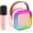 Pinkcolor, variant on Mini Karaoke Machine for Kids Adults,Portable Bluetooth Speaker with 2 Wireless Microphones, MP3 Music Player Gifts Toys for Girls 3-12 Year Old Birthday Family Home Party