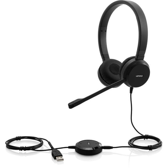 Lenovo Pro Wired Stereo Voip Headset0