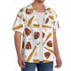 thumbnail image 2 of Fotbe Baseball Sport Camisa Estampada de Manga Corta para Hombre, Casual de Verano, Estilo Playero, Sin Arrugas-Small, 2 of 5