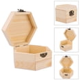 thumbnail image 4 of CHUANK DIY Wooden Jewelry Box for Storage Handmade Simple Container Assorted Color, 4 of 7