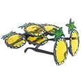 thumbnail image 3 of KYAIGUO Summer Tropical Pineapple Sunglasses Novelty Sunglasses Fruit Shape Glasses Funny Hawaiian Luau Party Eyeglasses Summer Beach Party 3PCS, 3 of 5