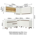 thumbnail image 3 of Cocina Integral Completa Modular Madesa Reims 382cm BB 01, 3 of 5