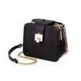 thumbnail image 1 of Bolso Bandolera Para Mujer Con Hebilla Metálica Color Negro, 1 of 3