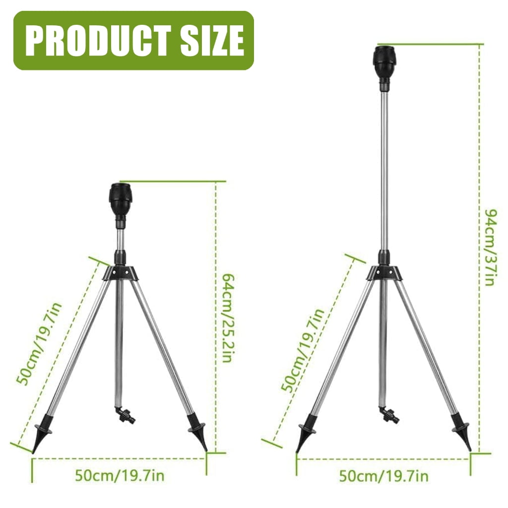 Leakproof Stainless Tripod Sprinkler Multiple Connection Option For Outdoor Use