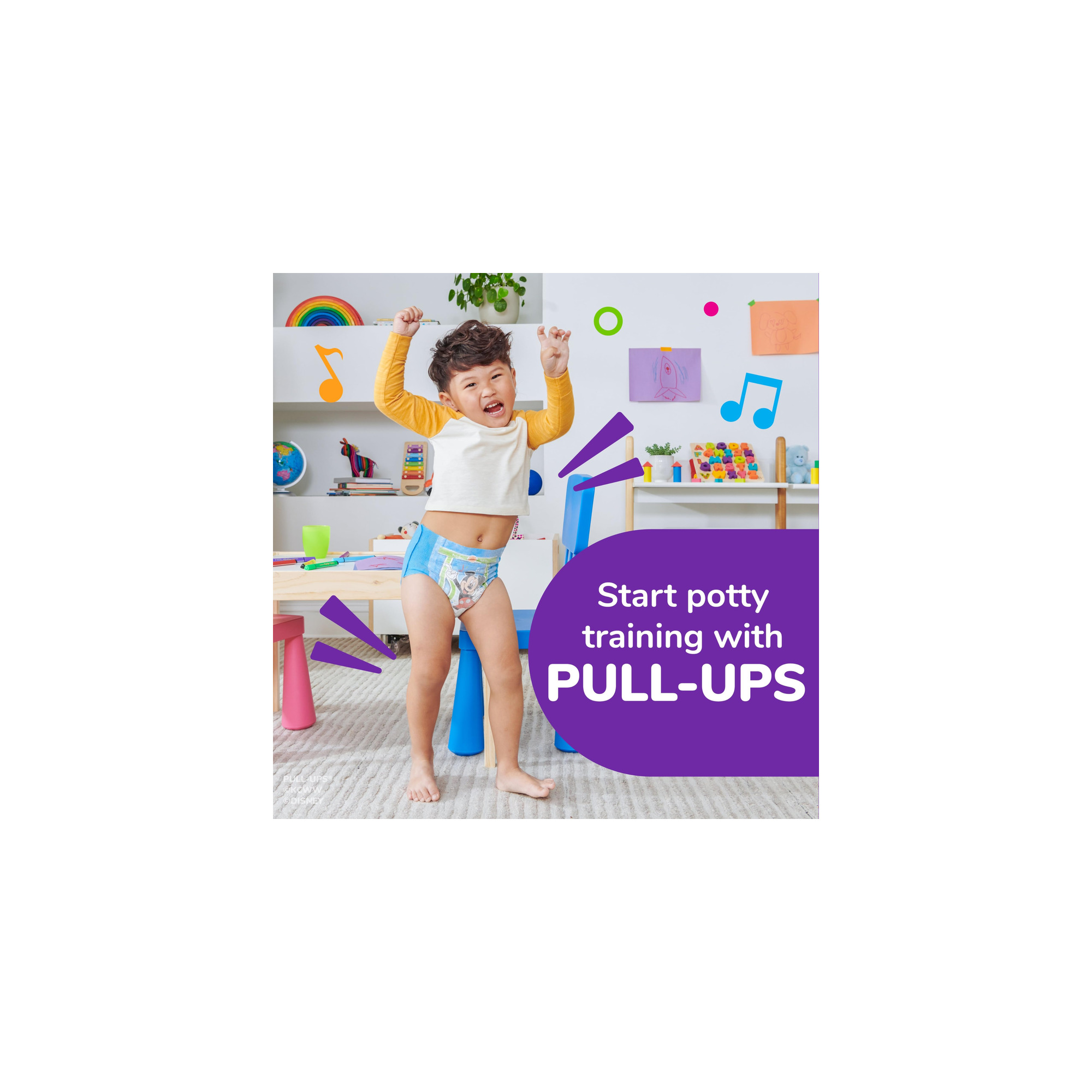 Huggies Pull-Ups Learning Designs Size 2T-3T Disposable Training Pants (Pack of 60)