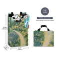 thumbnail image 2 of Yayeee Freestanding Laundry Hamper with Handle Collapsible Large Storage Basket for Clothes, Art Garden Scene, 2 of 7