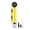 Yellow, variant on YIFAEUX Mini Basketball Inflator with Pressure Gauge Premium Dual Action Ball Pump Soccer Football Air Inflator