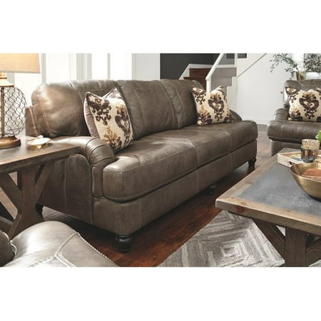Darby Home Co Mcdonald Leather Sofa