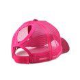 thumbnail image 3 of yunLCZ Womens Baseball Caps Baseball Cap Women Women's Superlite Hat, Relaxed-fit Adjustable Workout Sports Cap Polyster Hot Pink One Size, 3 of 3