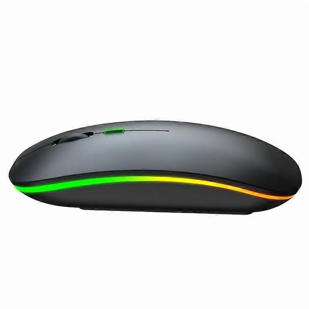 Wireless Gaming Mouse RGB Rechargeable 2.4G USB Cordless Computer Mouse with RGB Light Silent Clicks for Laptop