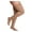 Chai / Nude, variant on Sigvaris Style 841 Soft Opaque 15-20 Open Toe Thigh High Compression Stockings w/Grip Top Nude SS Short
