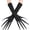 Style A- Detachable, variant on Claw Gloves, Finger Claws Gloves with Nails Black Costume Demon Vampire Cat Woman Accessories Halloween
