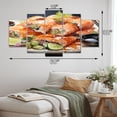thumbnail image 4 of Designart "A Delicate Sushi Euphony II" Food & Beverage Metal Wall Décor Set, 4 of 5