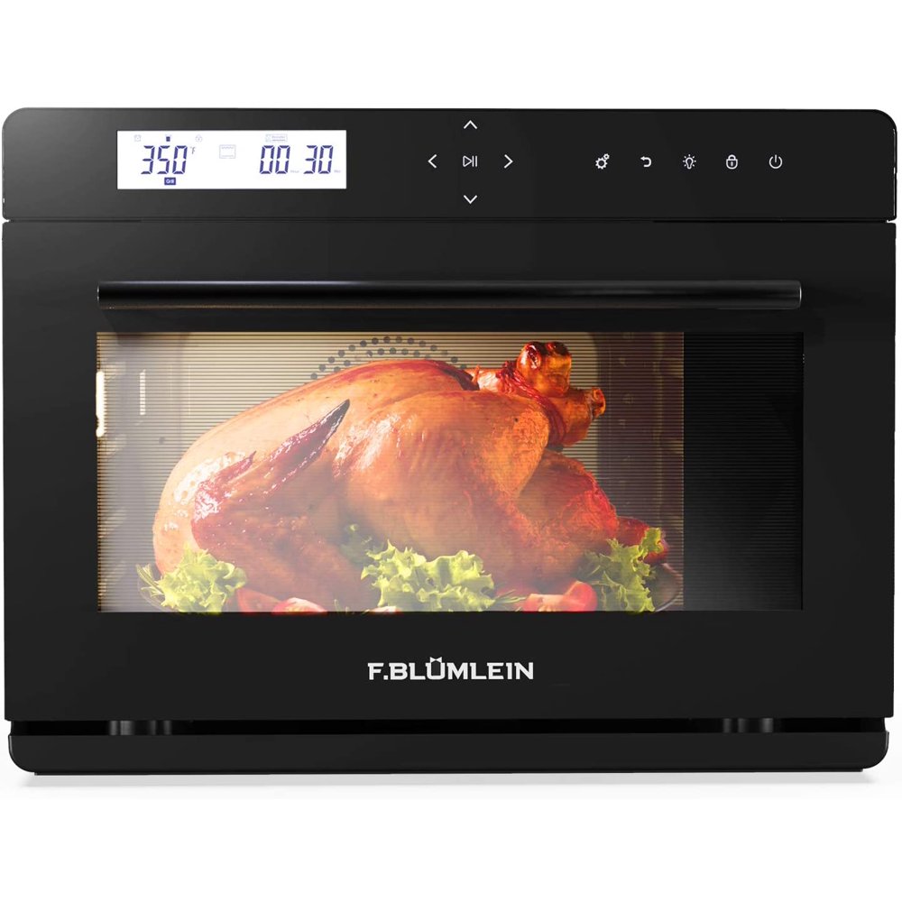 F.BLUMLEIN Steam Convection Oven Countertop 34 Qt 10 Modes with 24 Item Preset Menu and 10 DIY