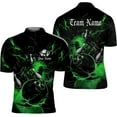 thumbnail image 4 of Personalized Bowling Jersey 3D, Bowling Shirts for Team, Bowling Shirt Unisex for Men Women, Bowling Polo Shirts (Teal, L), 4 of 10
