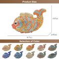 thumbnail image 5 of Fish Rhinestones Womens Evening Bags Wedding Clutch Sparkling Purses Banquet Handbag Party Bag, 5 of 7