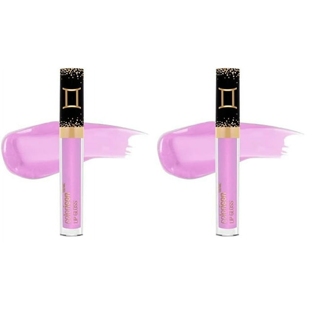 Brillo de labios wet n wild Color Icon Gemini, paquete de 2