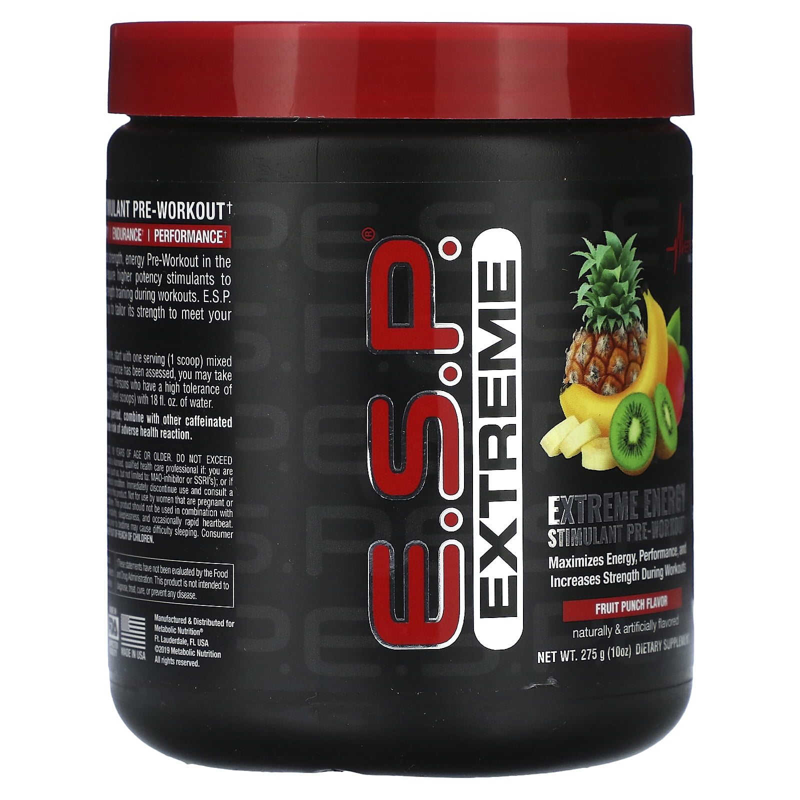 Metabolic Nutrition E.S.P. Extreme Energy Stimulant Pre-Workout