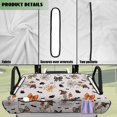 thumbnail image 6 of Yuyamidu Halloween Bow Golf Cart Seat Covers with Pockets for Women Gray Golf Cart Seat Towel Blanket Golf Cart Accessories for 2 Passenger Gifts for Golfer, 6 of 7